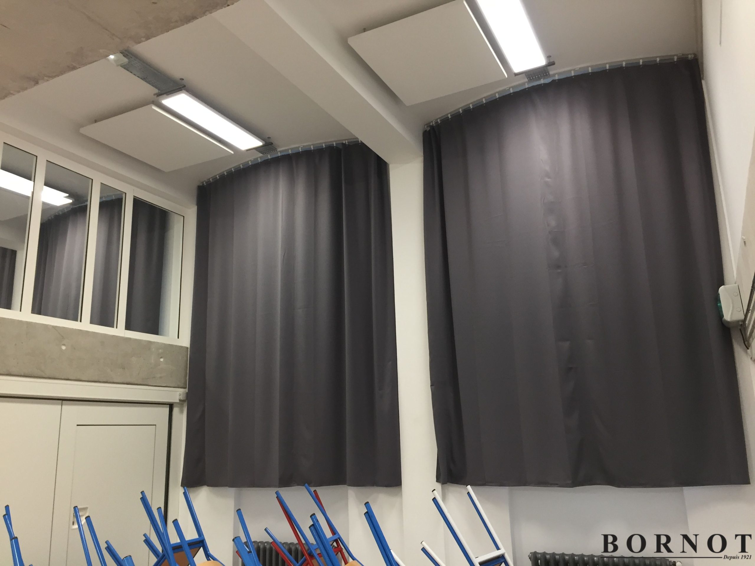 Rideaux occultants M1 école