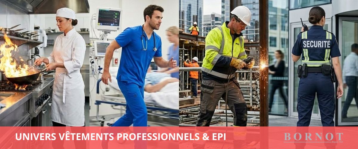 Univers vêtements professionnels et EPI